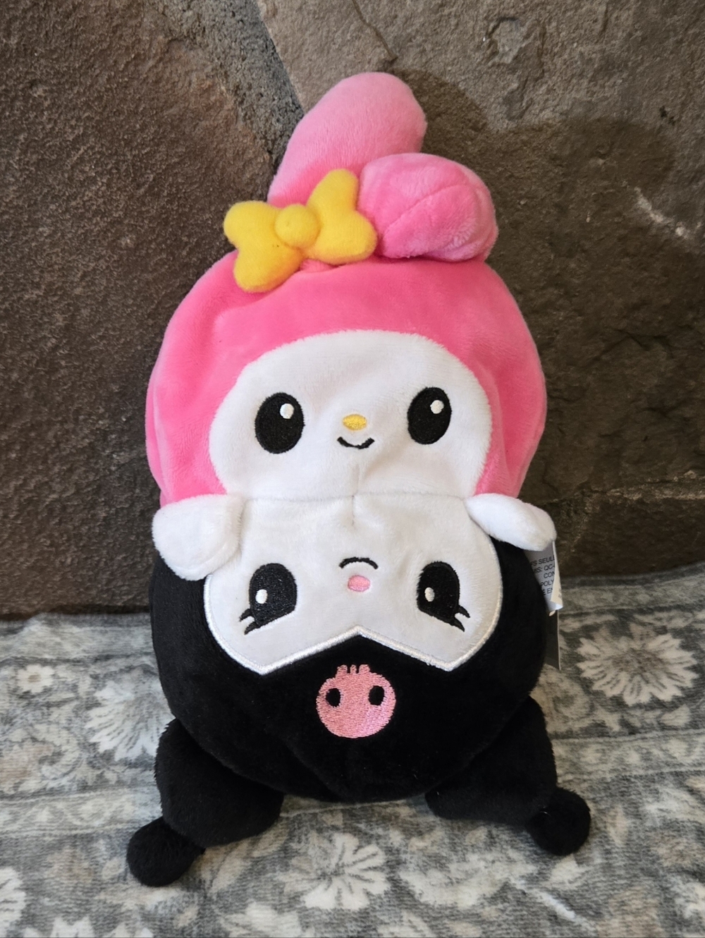 TeeTurtle x Sanrio My Melody Kuromi Reversible Plush